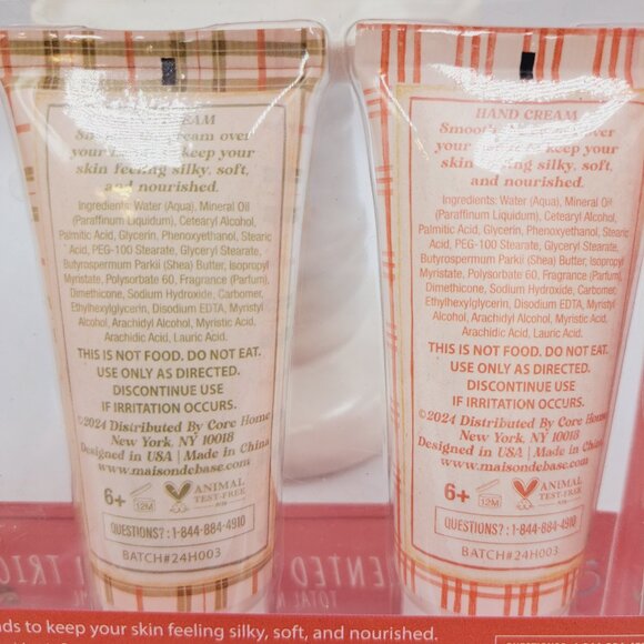 Holiday Bath & Body 3 Hand Cream Christmas Winter Berry, Hot Cocoa, Sugar Cookie - Picture 7 of 7